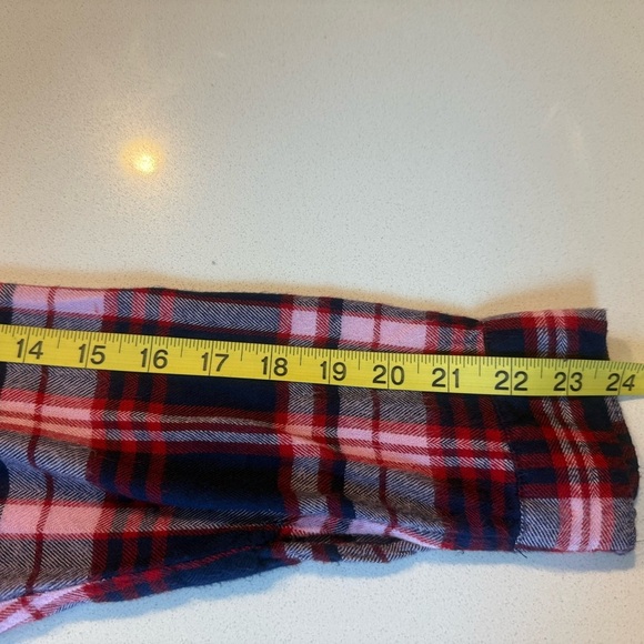 Velvet Heart Women’s Plaid Flannel Button Down Shirt‎ Red Navy Gray Size M - Picture 9 of 11